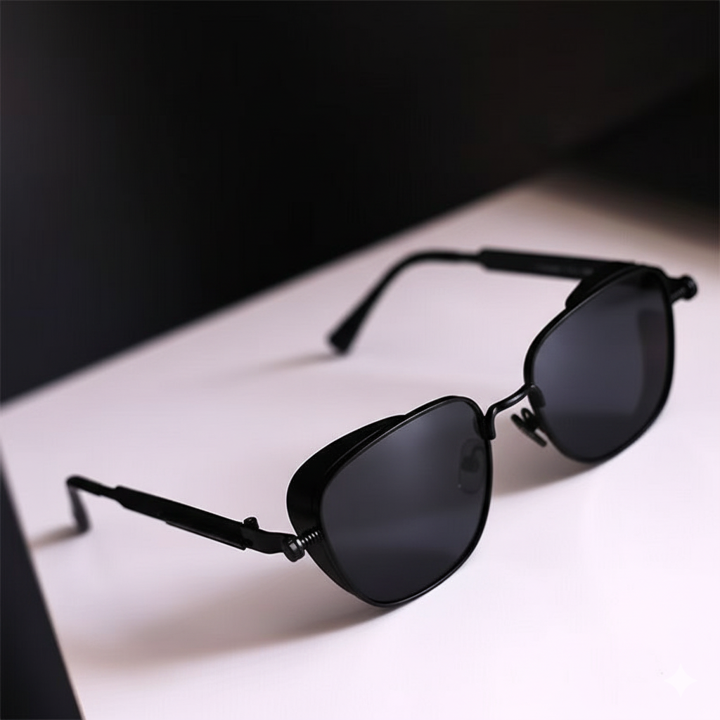 Steampunk Side Shield Sunglasses