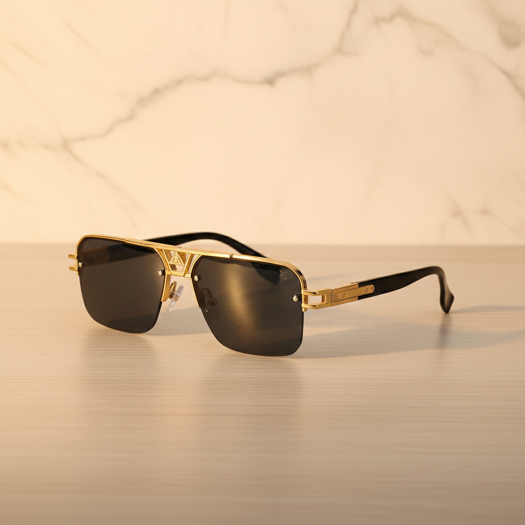 Rimless Square Sunglasses